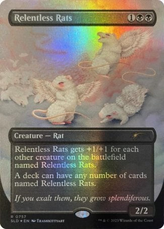 Relentless Rats (757) [Secret Lair Drop Series] Magic: The Gathering