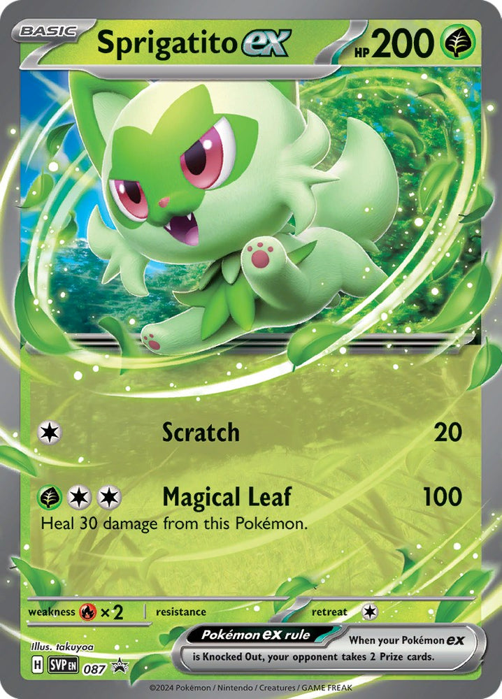 Sprigatito ex (087) [Scarlet & Violet: Black Star Promos] Pokémon