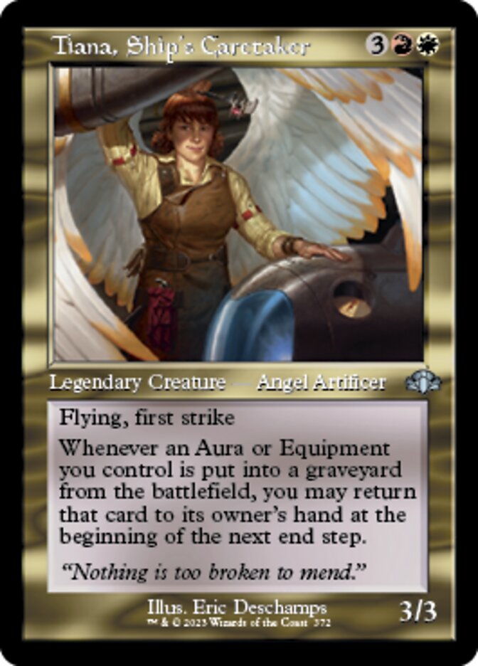 Tiana, Ship's Caretaker (Retro) [Dominaria Remastered] Magic: The Gathering