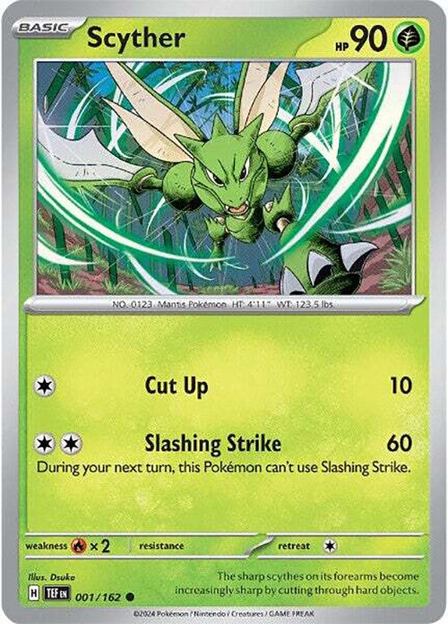 Scyther (001/162) [Scarlet & Violet: Temporal Forces] Pokémon
