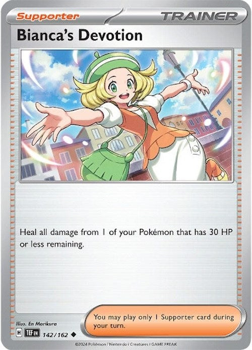 Bianca's Devotion (142/162) [Scarlet & Violet: Temporal Forces] Pokémon