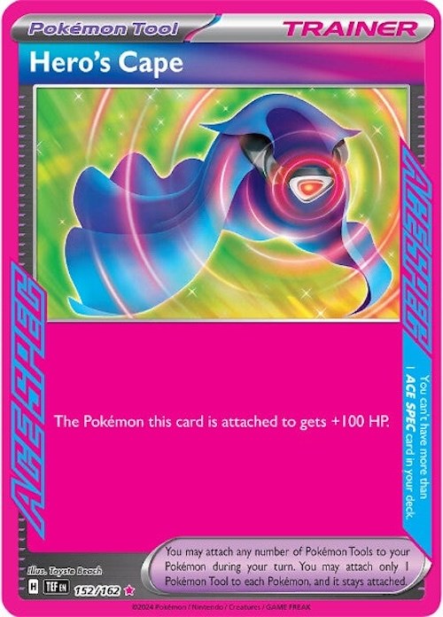 Hero's Cape (152/162) [Scarlet & Violet: Temporal Forces] Pokémon