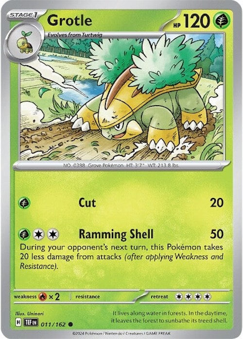 Grotle (011/162) [Scarlet & Violet: Temporal Forces] Pokémon