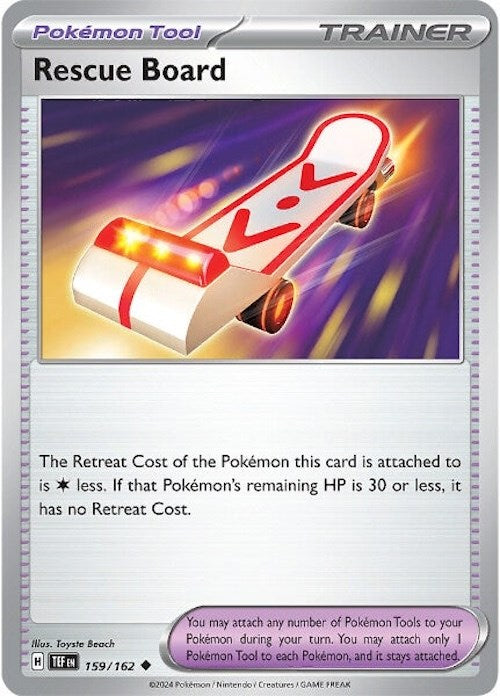 Rescue Board (159/162) [Scarlet & Violet: Temporal Forces] - Pokemon Cards For Your TCG Needs!