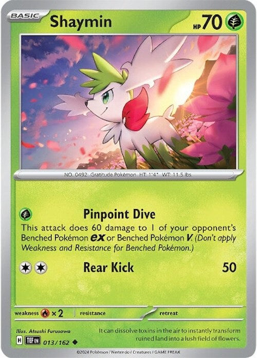Shaymin (013/162) [Scarlet & Violet: Temporal Forces] Pokémon