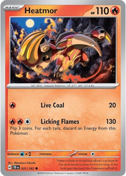 Heatmor (031/162) [Scarlet & Violet: Temporal Forces] Pokémon