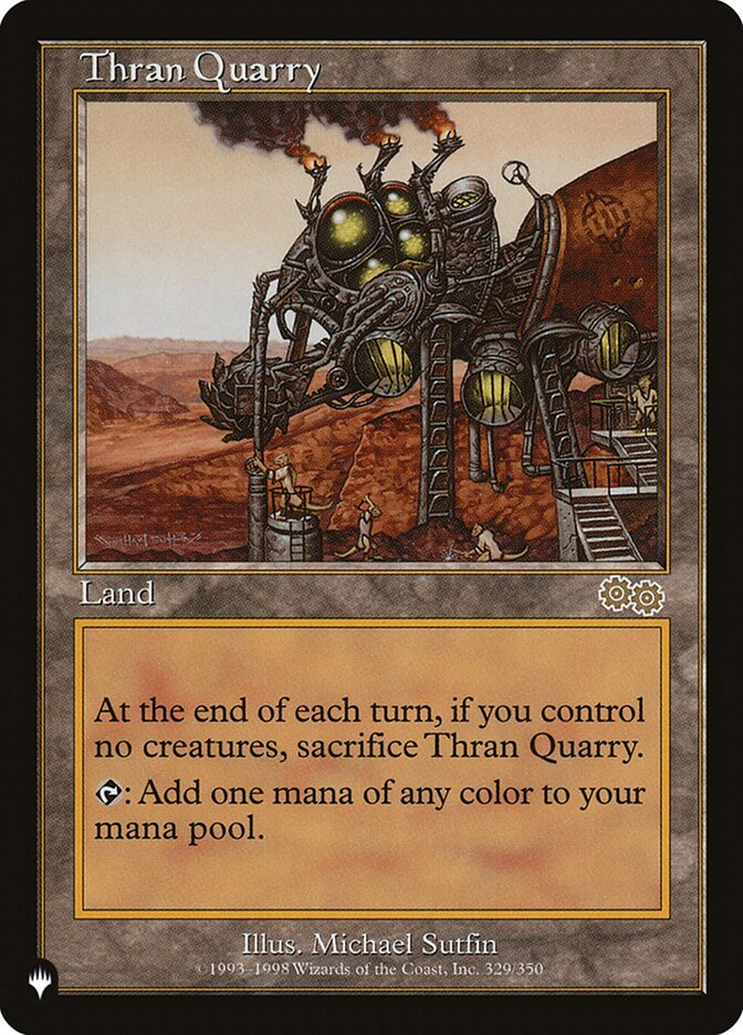 Thran Quarry [The List] Magic: The Gathering