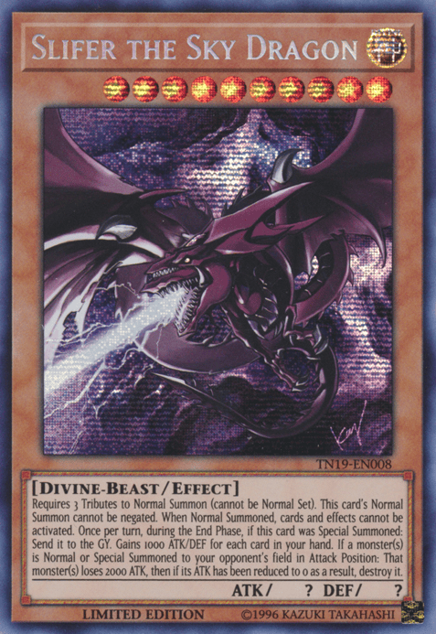 Slifer the Sky Dragon [TN19-EN008] Prismatic Secret Rare - Yugioh Cards For Your TCG Needs!