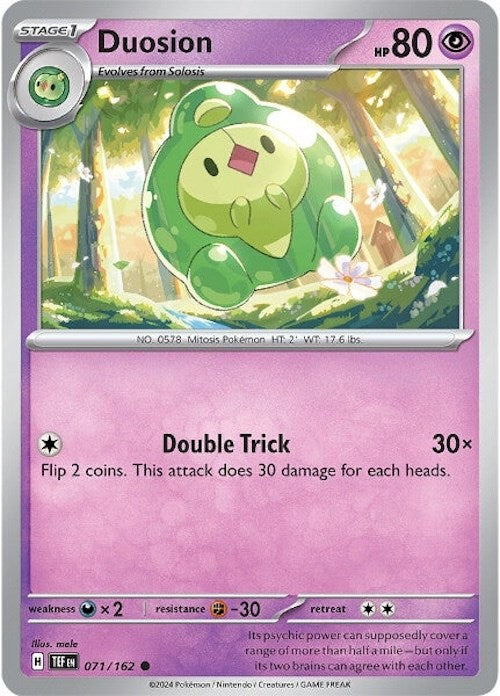 Duosion (071/162) [Scarlet & Violet: Temporal Forces] Pokémon