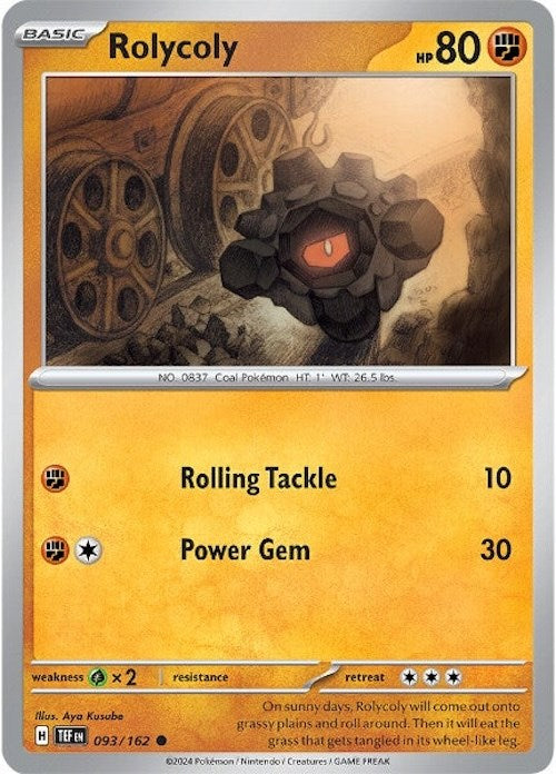 Rolycoly (093/162) [Scarlet & Violet: Temporal Forces] Pokémon