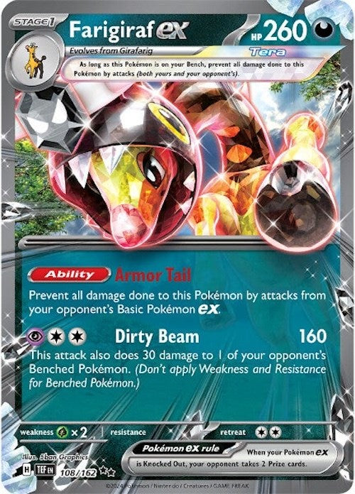 Farigiraf ex (108/162) [Scarlet & Violet: Temporal Forces] Pokémon