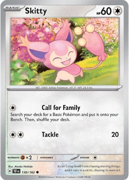 Skitty (130/162) [Scarlet & Violet: Temporal Forces] Pokémon