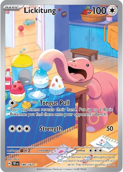 Lickitung (180/162) [Scarlet & Violet: Temporal Forces] Pokémon