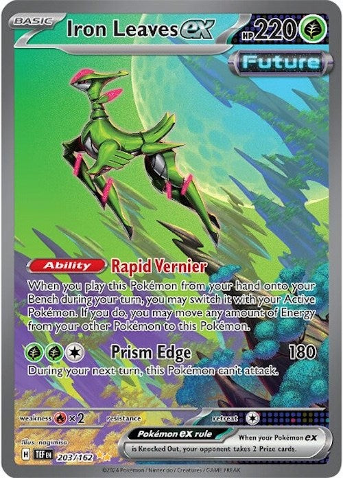 Iron Leaves ex (203/162) [Scarlet & Violet: Temporal Forces] Pokémon