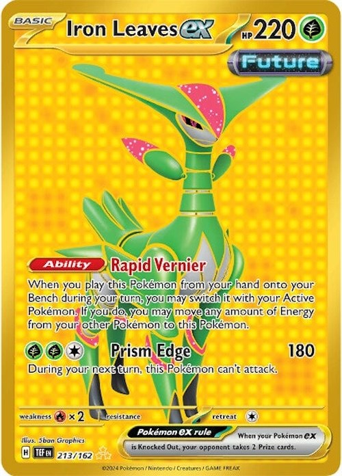 Iron Leaves ex (213/162) [Scarlet & Violet: Temporal Forces] Pokémon