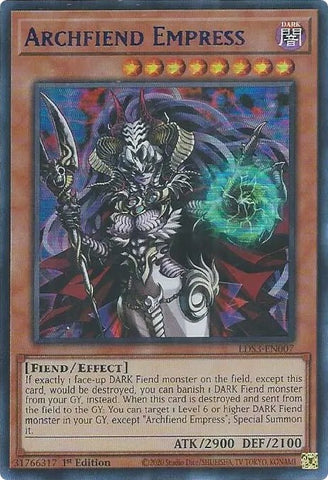Archfiend Empress (Blue) [LDS3-EN007] Ultra Rare - Yugioh Cards For Your TCG Needs!