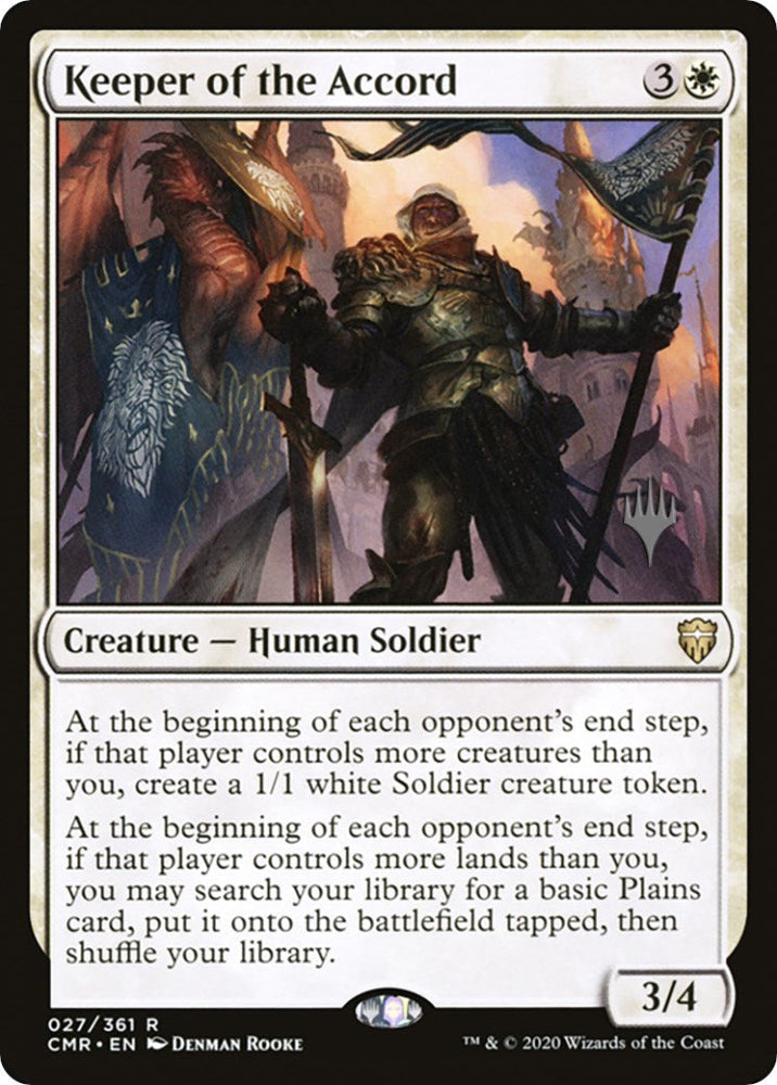 Keeper of the Accord (Promo Pack) [Murders at Karlov Manor Promos] Magic: The Gathering
