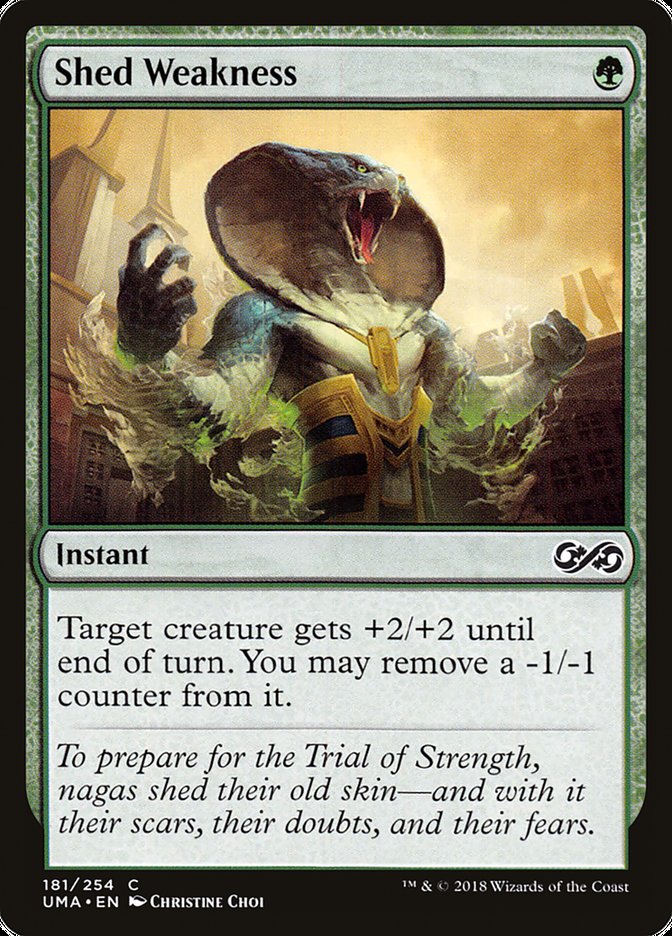 Shed Weakness [Ultimate Masters] Magic: The Gathering