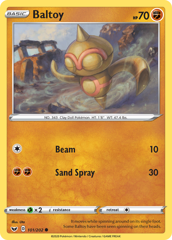 Baltoy (101/202) [Sword & Shield: Base Set] Pokémon