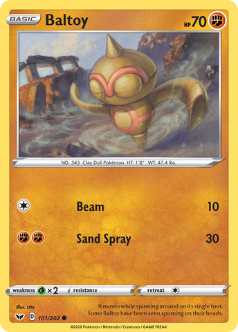 Baltoy (101/202) [Sword & Shield: Base Set] Pokémon