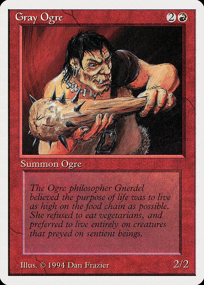 Gray Ogre [Summer Magic / Edgar] Magic: The Gathering