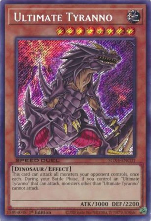 Ultimate Tyranno (Secret Rare) [SGX4-ENC01] Secret Rare - Yugioh Cards For Your TCG Needs!