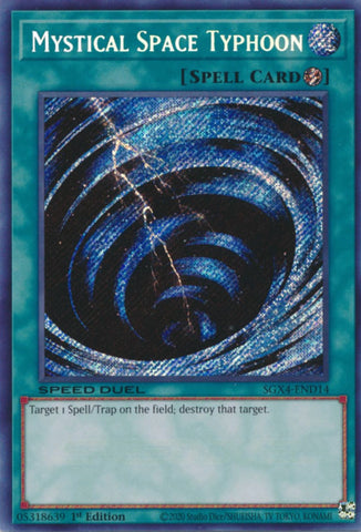 Mystical Space Typhoon (Secret Rare) [SGX4-END14] - Yugioh Cards For Your TCG Needs!