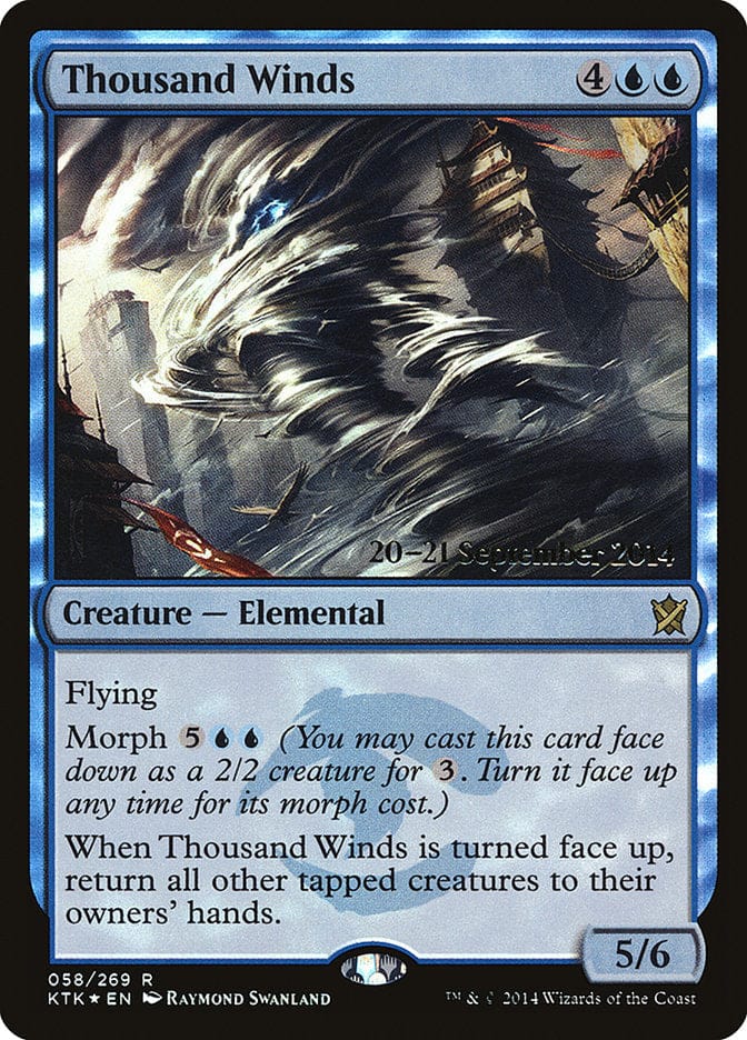 Thousand Winds [Khans of Tarkir Prerelease Promos] Magic: The Gathering