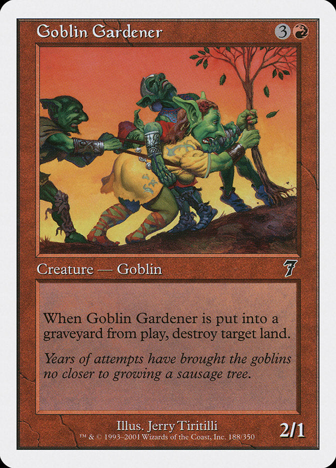 Goblin Gardener [Seventh Edition] Magic: The Gathering