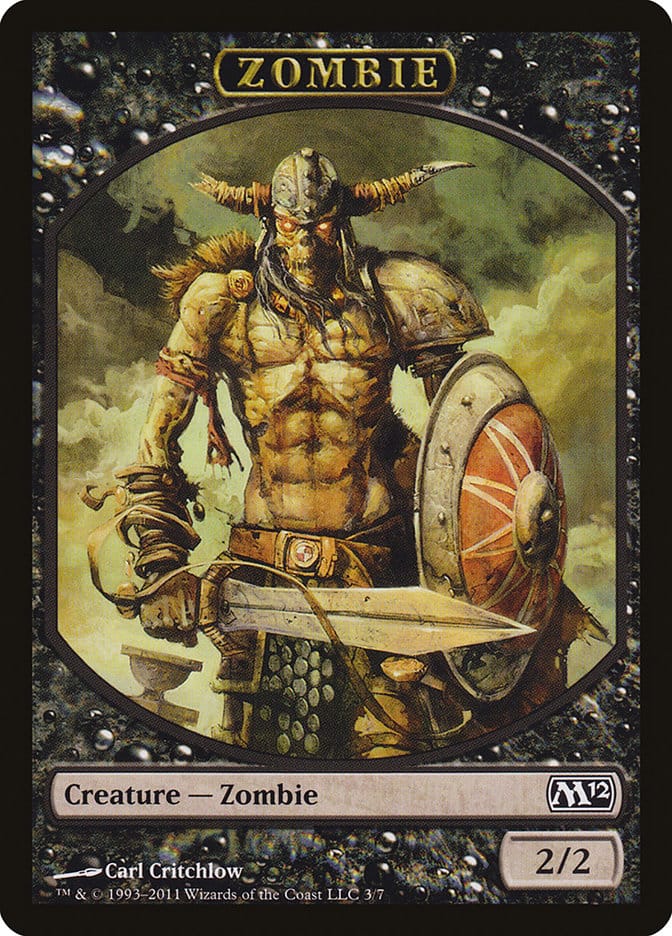 Zombie Token [Magic 2012 Tokens] Magic: The Gathering