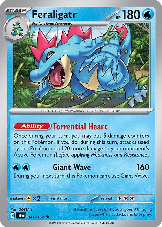 Feraligatr (041/162) (Theme Deck Exclusive) [Scarlet & Violet: Temporal Forces] Pokémon