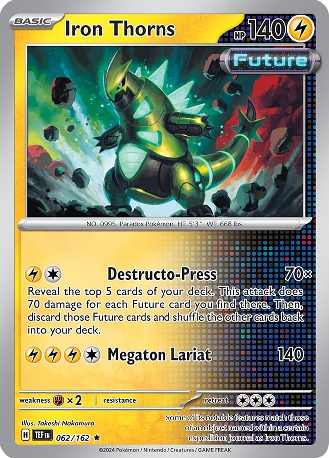 Iron Thorns (062/162) (Theme Deck Exclusive) [Scarlet & Violet: Temporal Forces] Pokémon