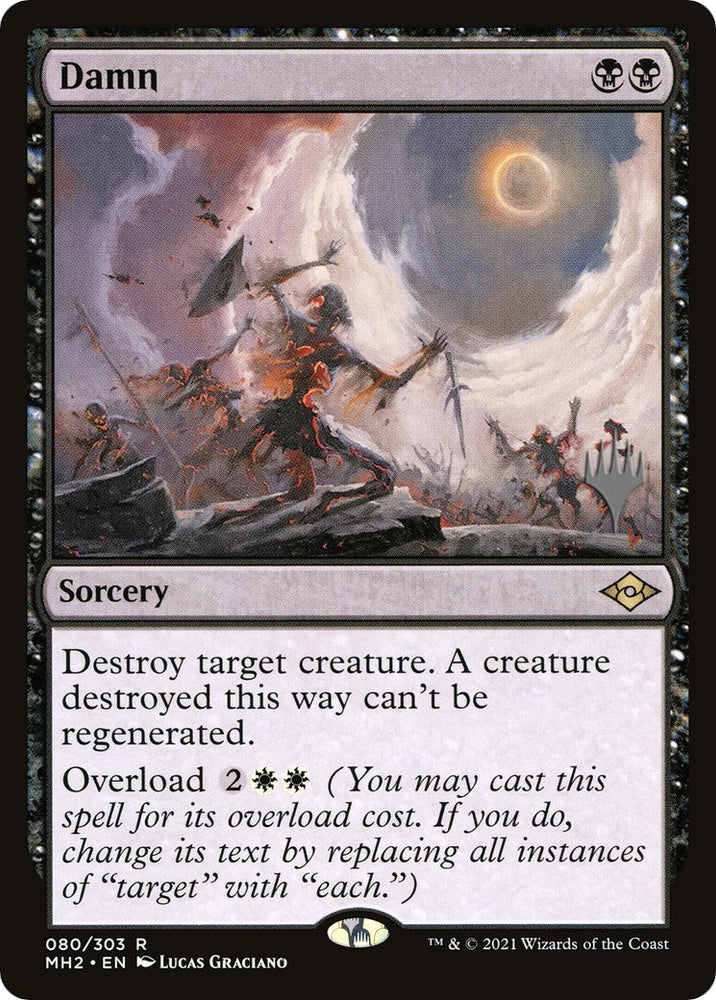 Damn [Murders at Karlov Manor Promos] Magic: The Gathering
