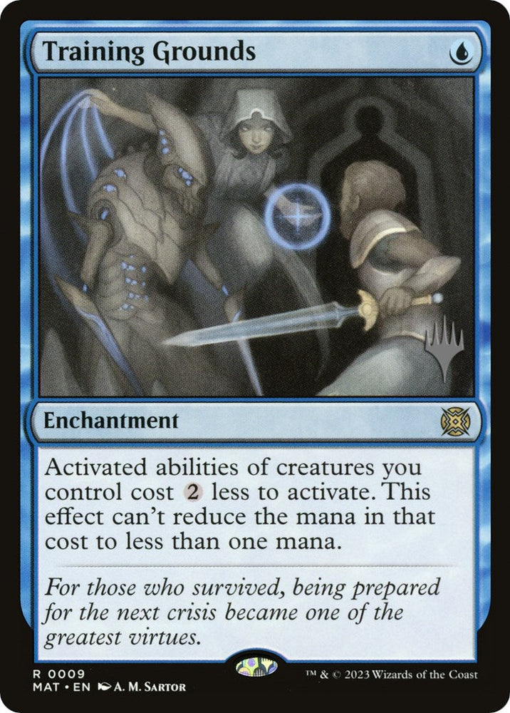 Training Grounds [Murders at Karlov Manor Promos] Magic: The Gathering