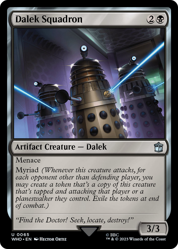 Dalek Squadron [Doctor Who] Magic: The Gathering