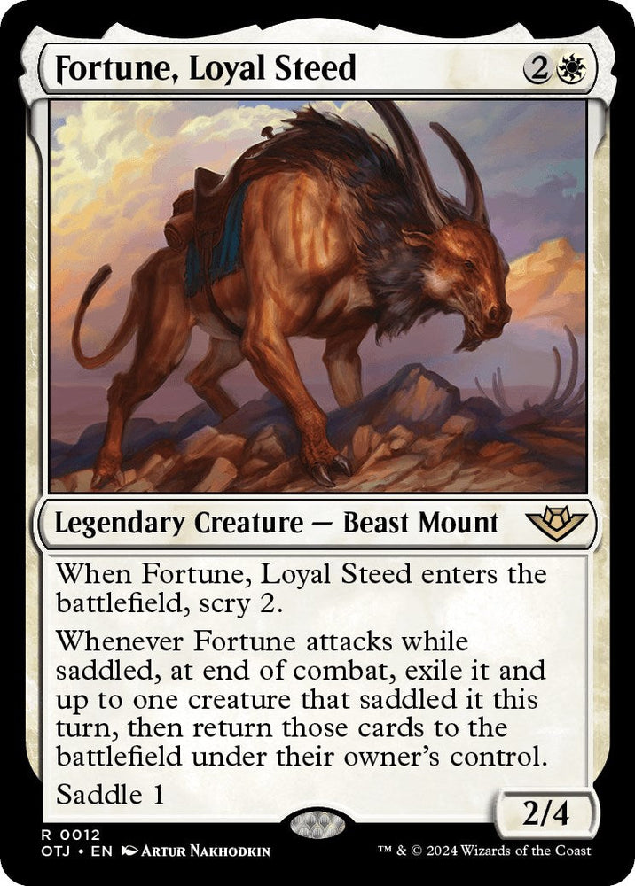 Fortune, Loyal Steed [Outlaws of Thunder Junction] Magic: The Gathering