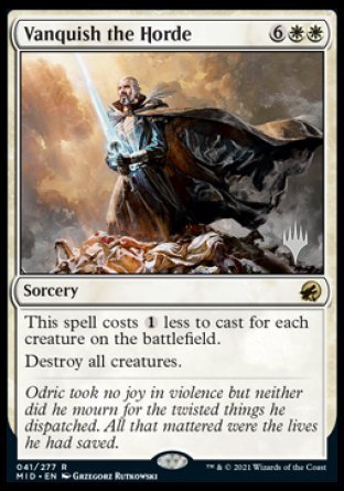 Vanquish the Horde (Promo Pack) [Innistrad: Midnight Hunt Promos] Magic: The Gathering