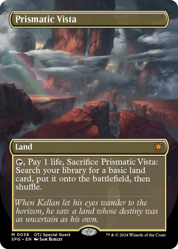 Prismatic Vista (Borderless) [Outlaws of Thunder Junction Special Guests] Magic: The Gathering
