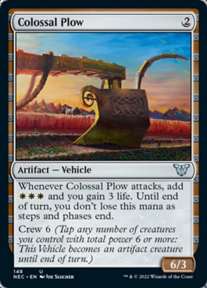 Colossal Plow [Kamigawa: Neon Dynasty Commander] Magic: The Gathering