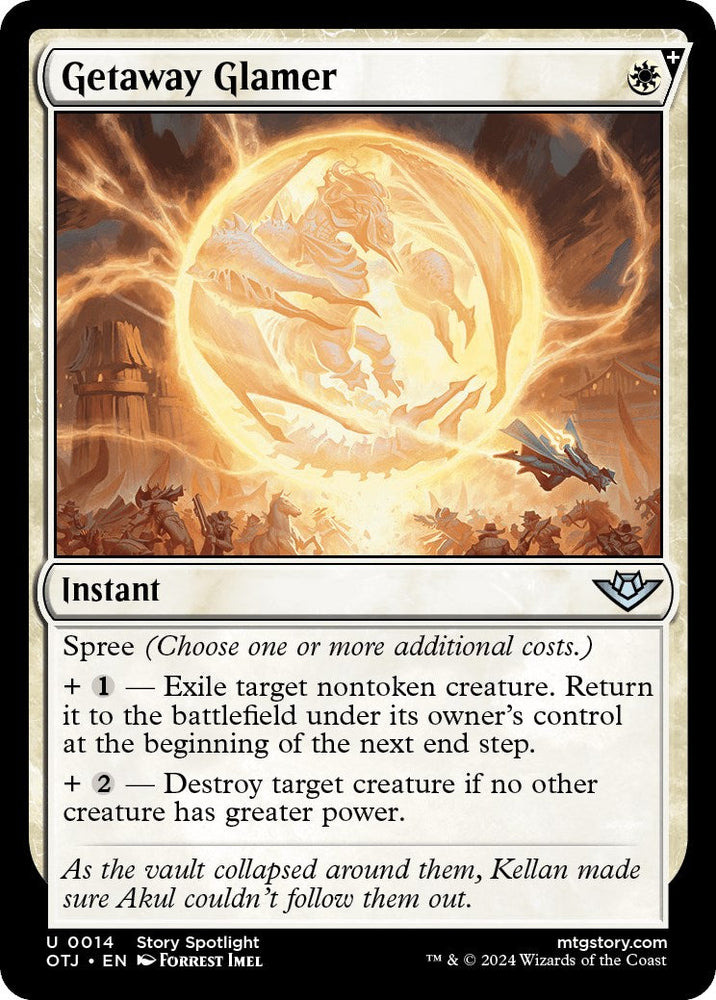 Getaway Glamer [Outlaws of Thunder Junction] Magic: The Gathering