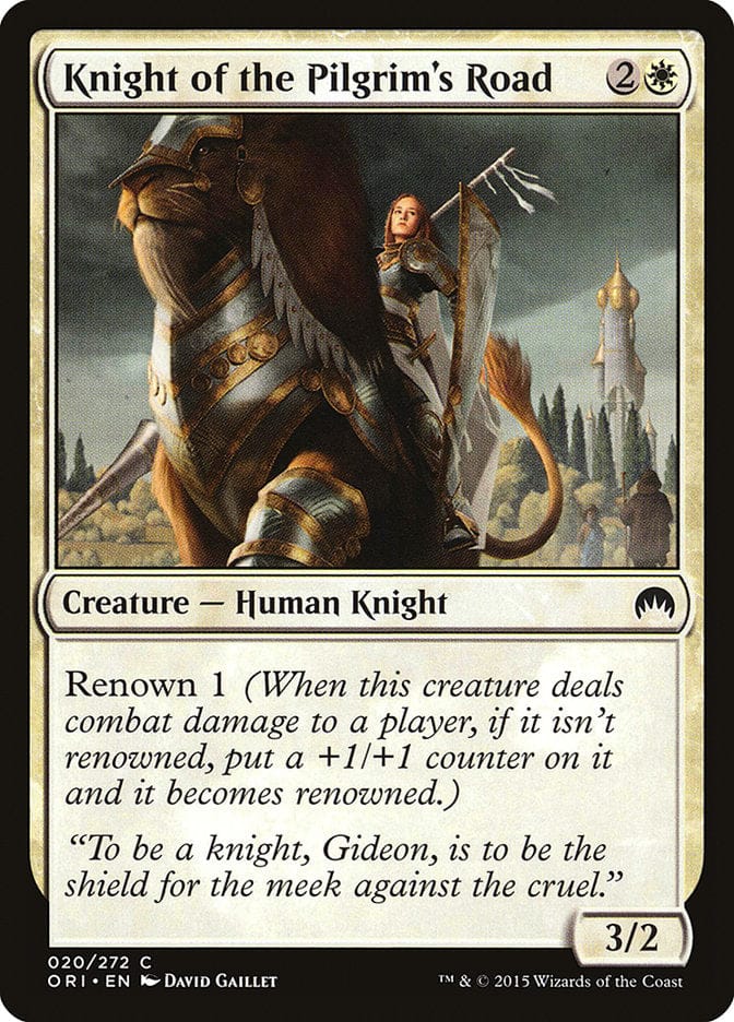 Knight of the Pilgrim's Road [Magic Origins] Magic: The Gathering
