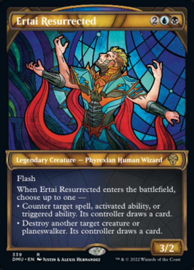 Ertai Resurrected (Showcase Textured) [Dominaria United] Magic: The Gathering