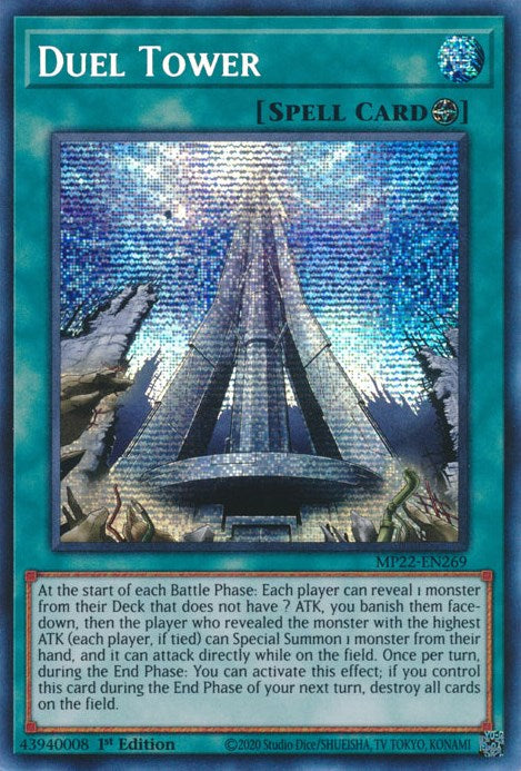 Duel Tower [MP22-EN269] Prismatic Secret Rare - Yugioh Cards For Your TCG Needs!