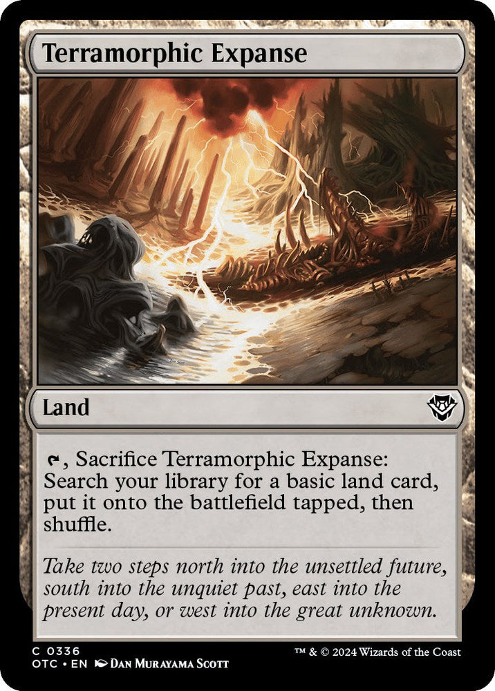 Terramorphic Expanse [Outlaws of Thunder Junction Commander] Magic: The Gathering