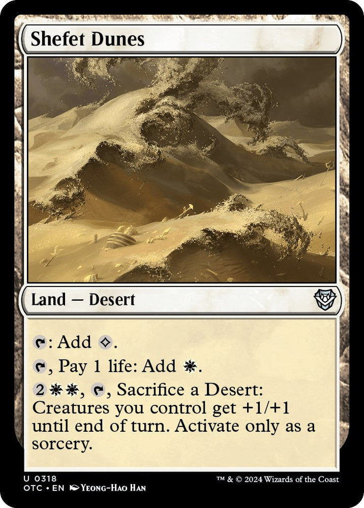 Shefet Dunes [Outlaws of Thunder Junction Commander] Magic: The Gathering