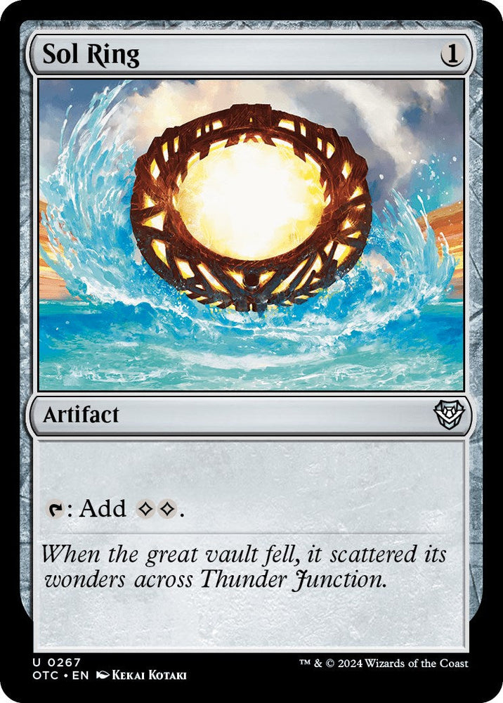 Sol Ring [Outlaws of Thunder Junction Commander] Magic: The Gathering