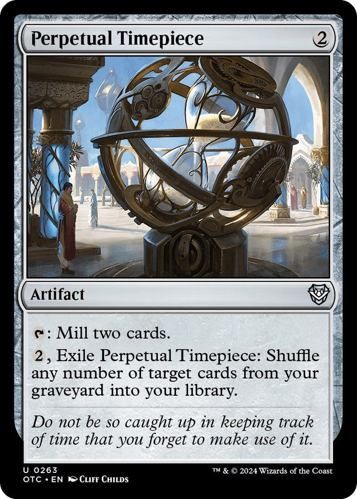 Perpetual Timepiece [Outlaws of Thunder Junction Commander] Magic: The Gathering