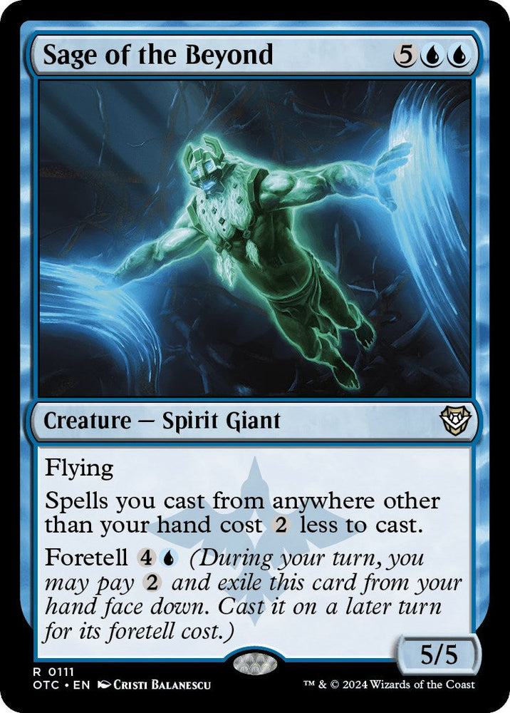 Sage of the Beyond [Outlaws of Thunder Junction Commander] Magic: The Gathering
