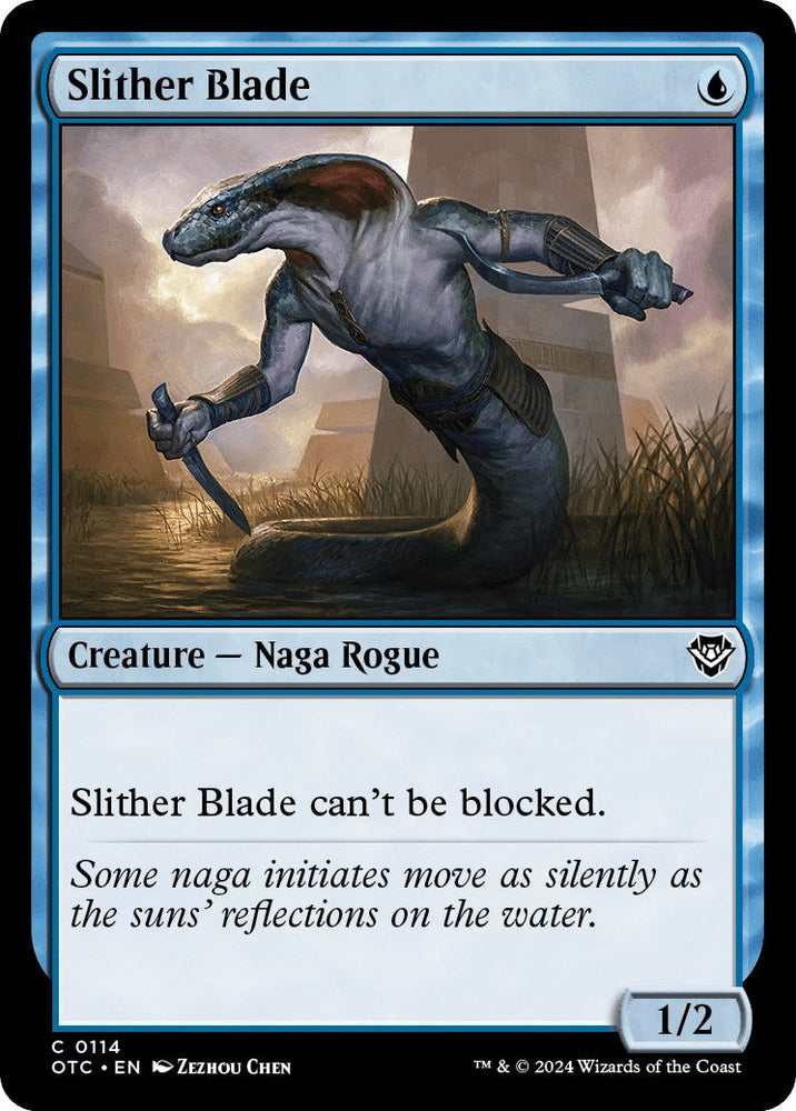 Slither Blade [Outlaws of Thunder Junction Commander] Magic: The Gathering