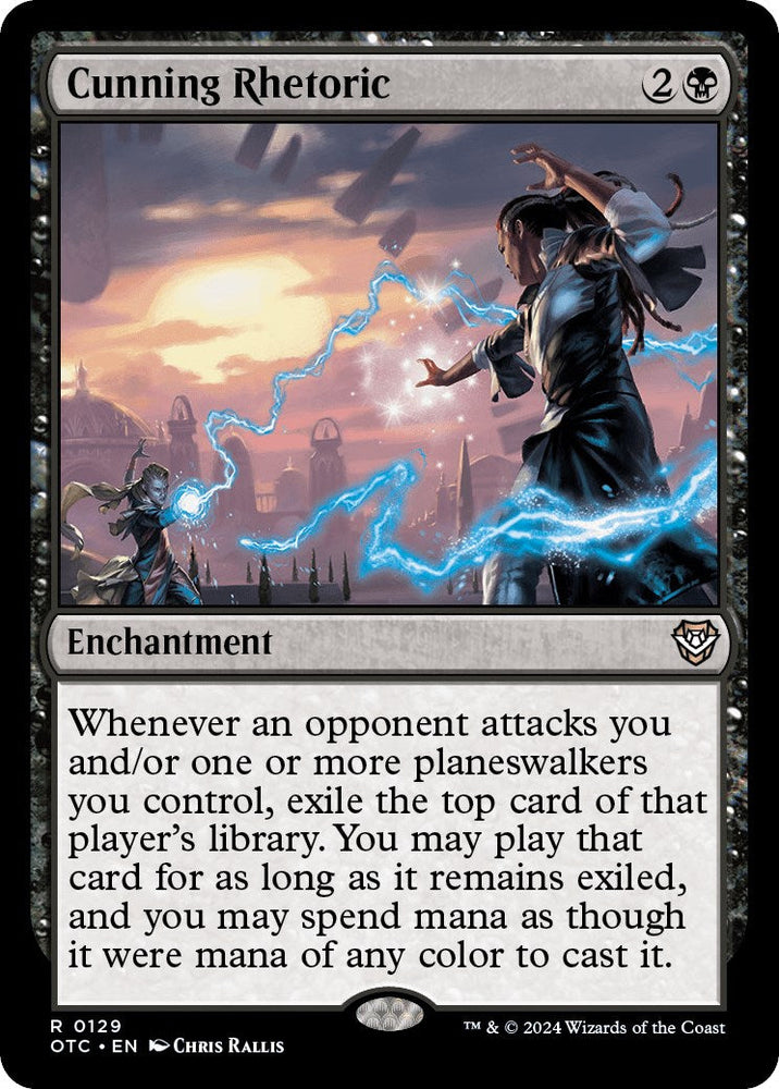 Cunning Rhetoric [Outlaws of Thunder Junction Commander] Magic: The Gathering